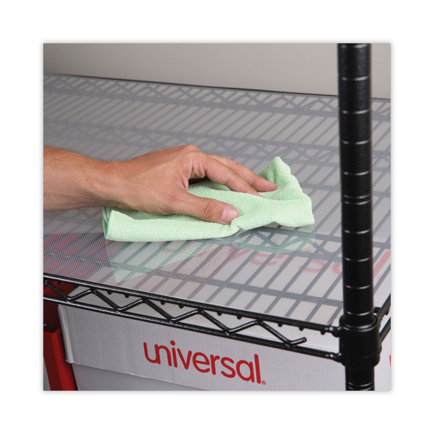 Alera Shelf Liners For Wire Shelving, Clear Plastic, 48w x 18d, 4/Pack (SW59SL4818)