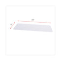 Alera Shelf Liners For Wire Shelving, Clear Plastic, 48w x 18d, 4/Pack (SW59SL4818)