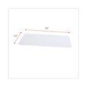 Alera Shelf Liners For Wire Shelving, Clear Plastic, 36w x 18d, 4/Pack (SW59SL3618)