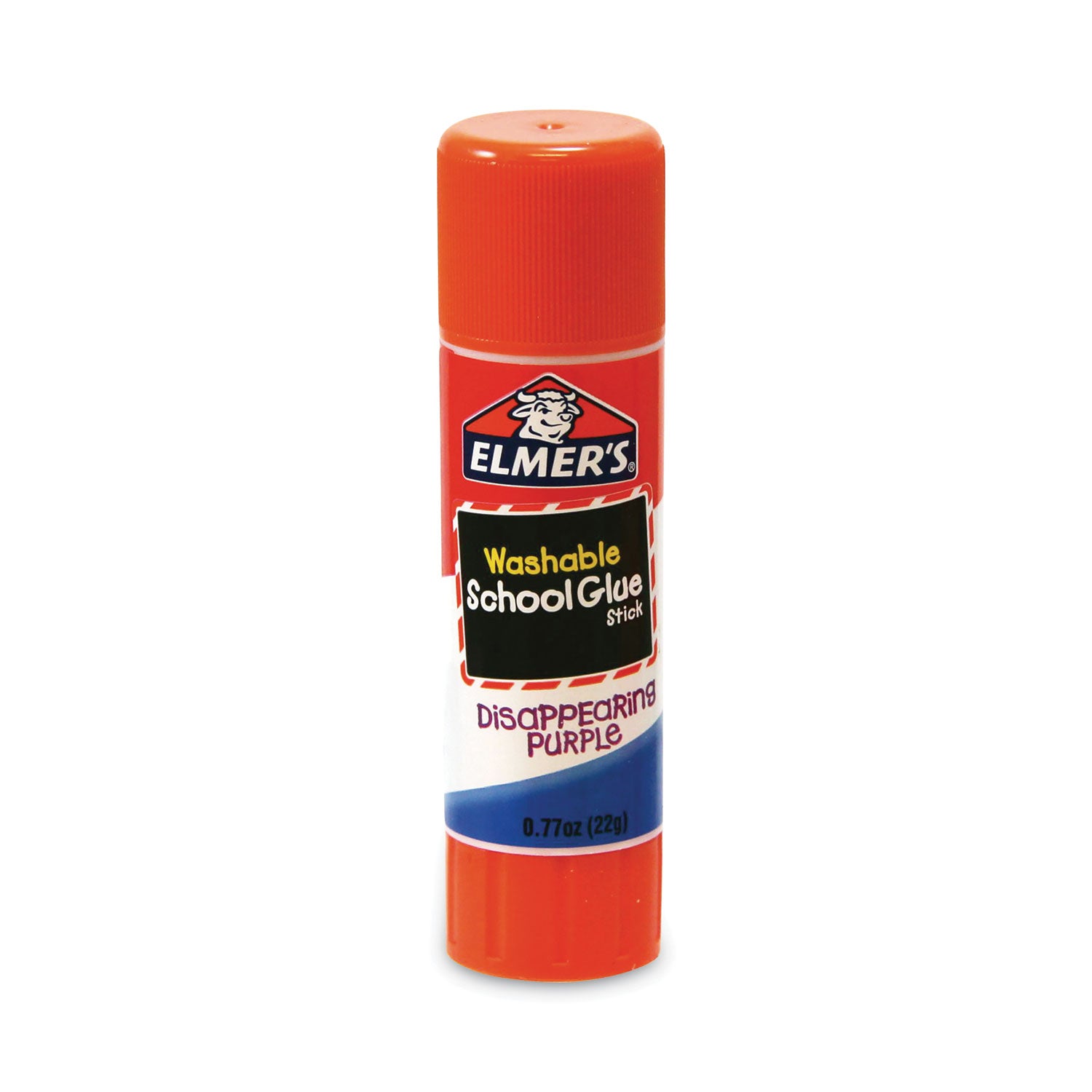 s School Glue Stick, 0.77 oz, Applies Purple, Dries Clear, 6/Pack (E578)