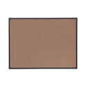 Universal Tech Cork Board, 48 x 36, Brown Surface, Black Aluminum Frame (43023)