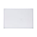 Universal Melamine Dry Erase Board with Aluminum Frame, 36 x 24, White Surface, Anodized Aluminum Frame (43623)