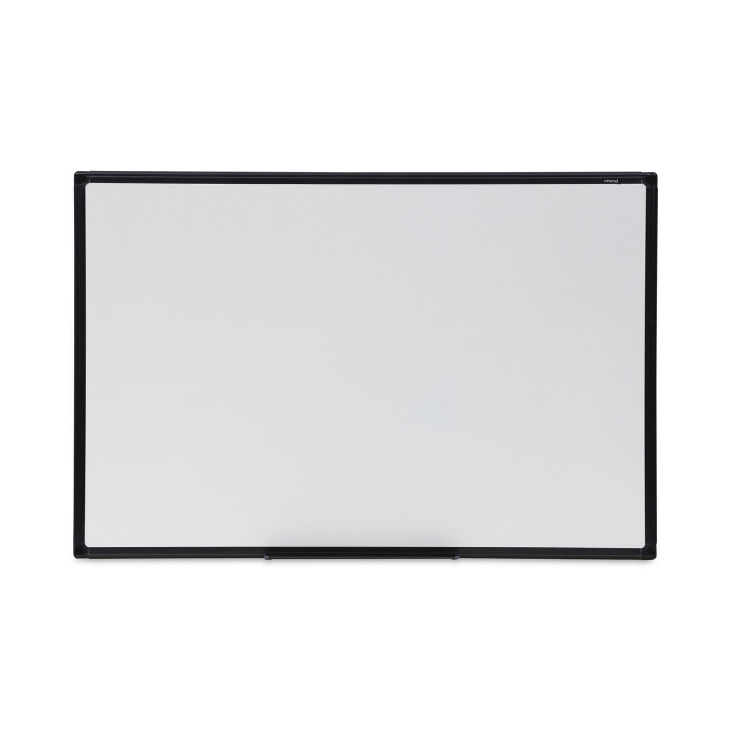 Universal Design Series Deluxe Dry Erase Board, 36 x 24, White Surface, Black Anodized Aluminum Frame (43628)