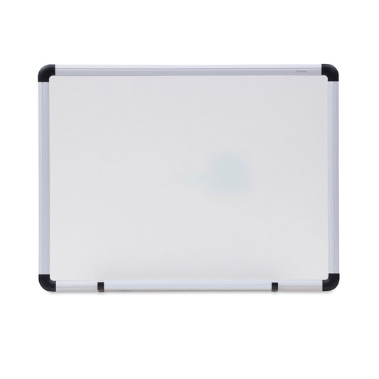 Universal Modern Melamine Dry Erase Board with Aluminum Frame, 24 x 18, White Surface (43722)