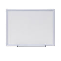 Universal Deluxe Melamine Dry Erase Board, 24 x 18, Melamine White Surface, Silver Aluminum Frame (44618)