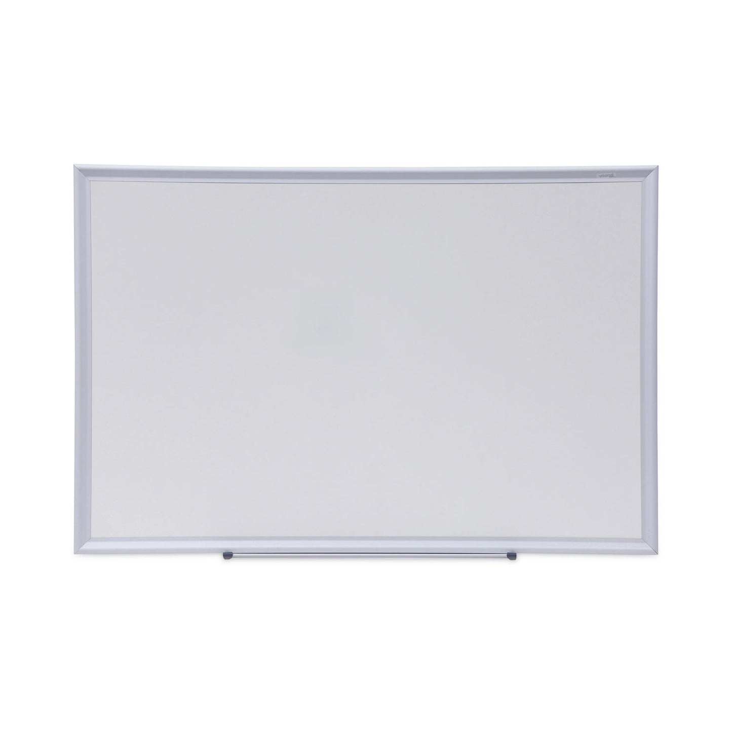 Universal Deluxe Melamine Dry Erase Board, 36 x 24, Melamine White Surface, Silver Aluminum Frame (44624)