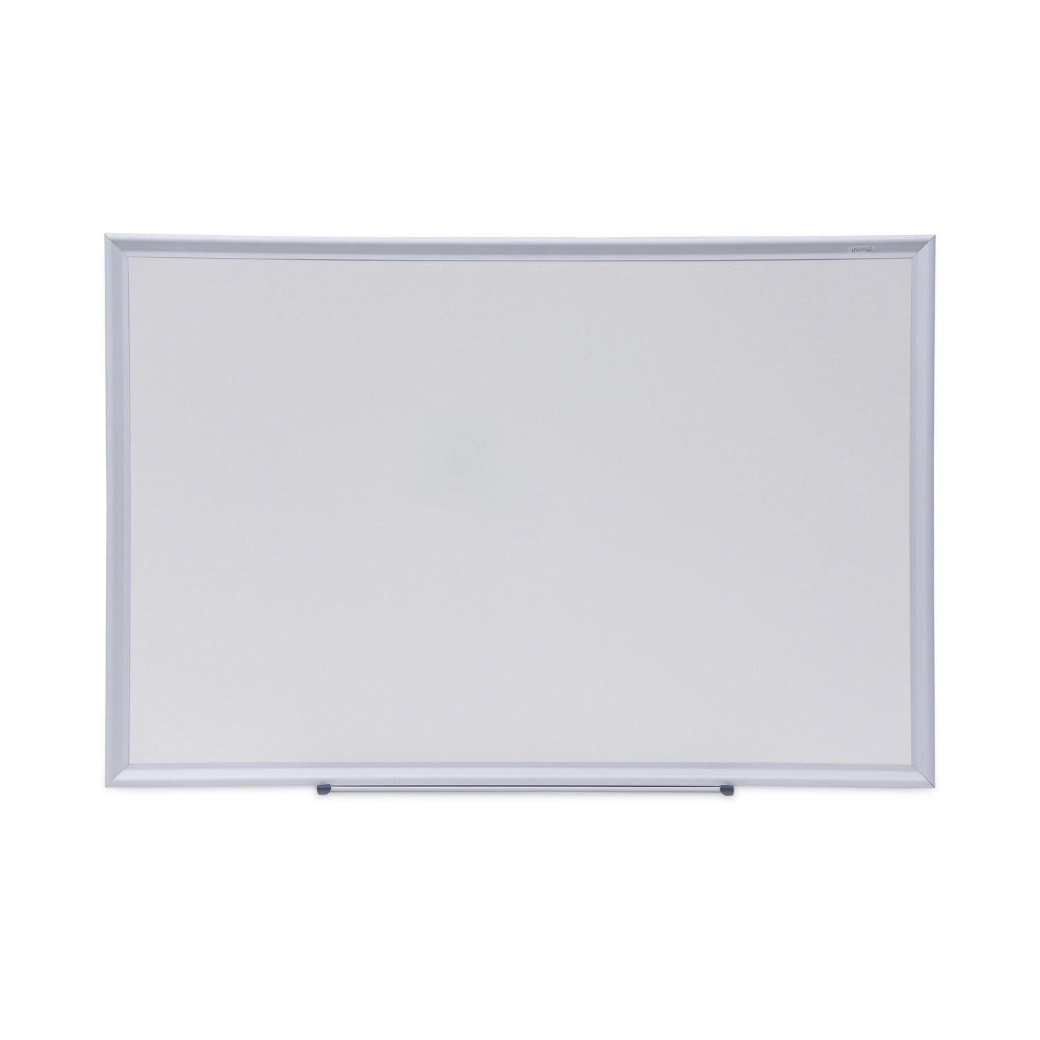 Universal Deluxe Melamine Dry Erase Board, 36 x 24, Melamine White Surface, Silver Aluminum Frame (44624)