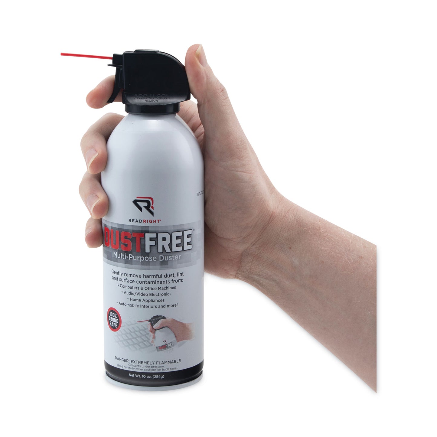 Read Right DustFree Multipurpose Duster, 10 oz Can, 2/Pack (RR3722)