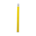 Advantus Crowd Management Wristbands, Sequentially Numbered, 10" x 0.75", Yellow, 100/Pack (75444)