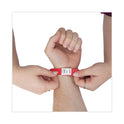 Advantus Crowd Management Wristbands, Sequentially Numbered, 9.75" x 0.75", Red, 500/Pack (75510)