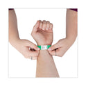 Advantus Crowd Management Wristbands, Sequentially Numbered, 9.75" x 0.75", Green, 500/Pack (75511)