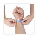 Advantus Crowd Management Wristbands, Sequentially Numbered, 9.75" x 0.75", Blue, 500/Pack (75513)