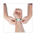 Advantus Crowd Management Wristbands, Sequentially Numbered, 10" x 0.75", Green, 100/Pack (75443)