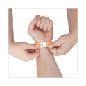 Advantus Crowd Management Wristbands, Sequentially Numbered, 9.75" x 0.75", Neon Orange, 500/Pack (91120)