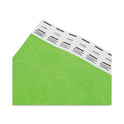 Advantus Crowd Management Wristbands, Sequentially Numbered, 9.75" x 0.75", Neon Green, 500/Pack (91122)