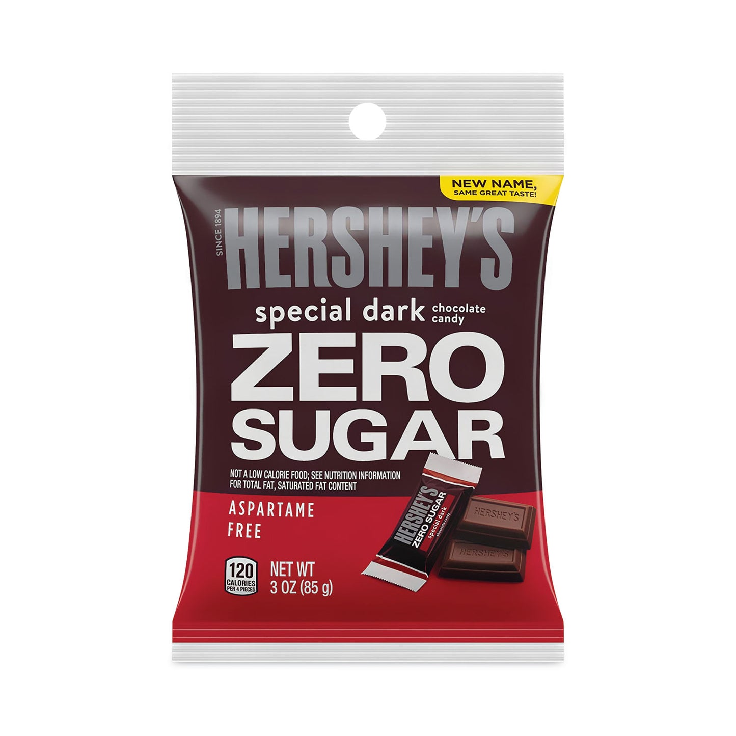 Hershey's Miniatures Special Dark Sugar-Free Chocolate, 3 oz Bag, 12 Bags/Carton (24601030)