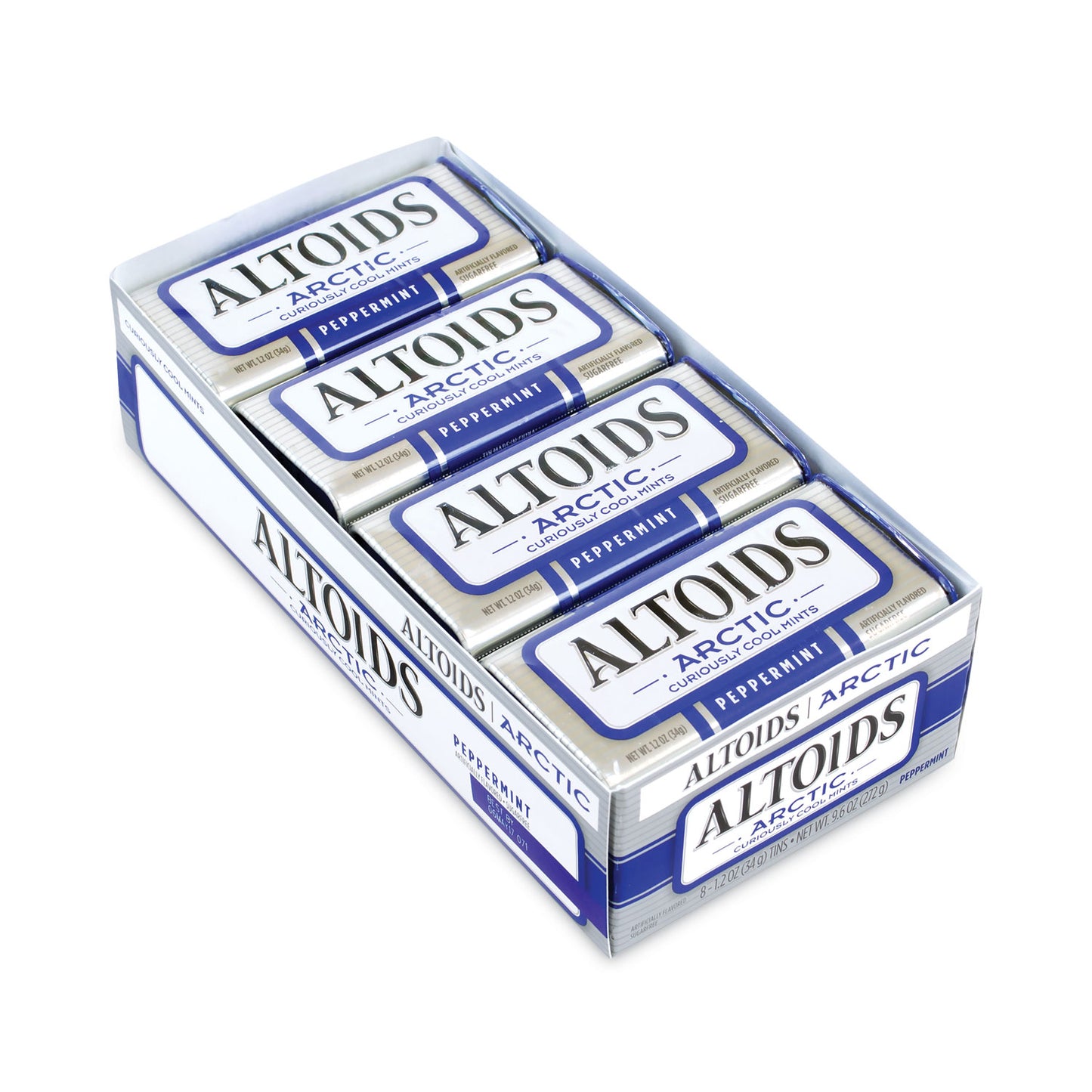 Altoids Arctic Peppermint Mints, 1.2 oz, 8 Tins/Pack (20900488)