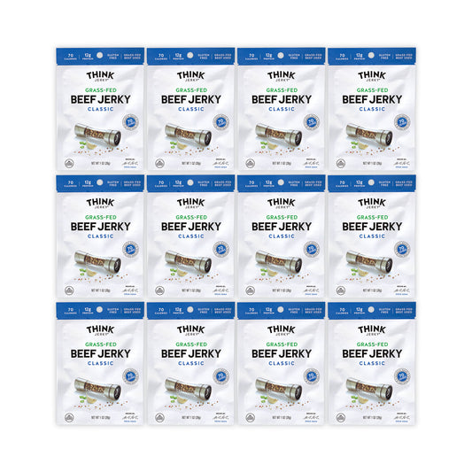 Think Jerky Classic Beef Jerky, 1 oz Pouch, 12/Pack (22000984)