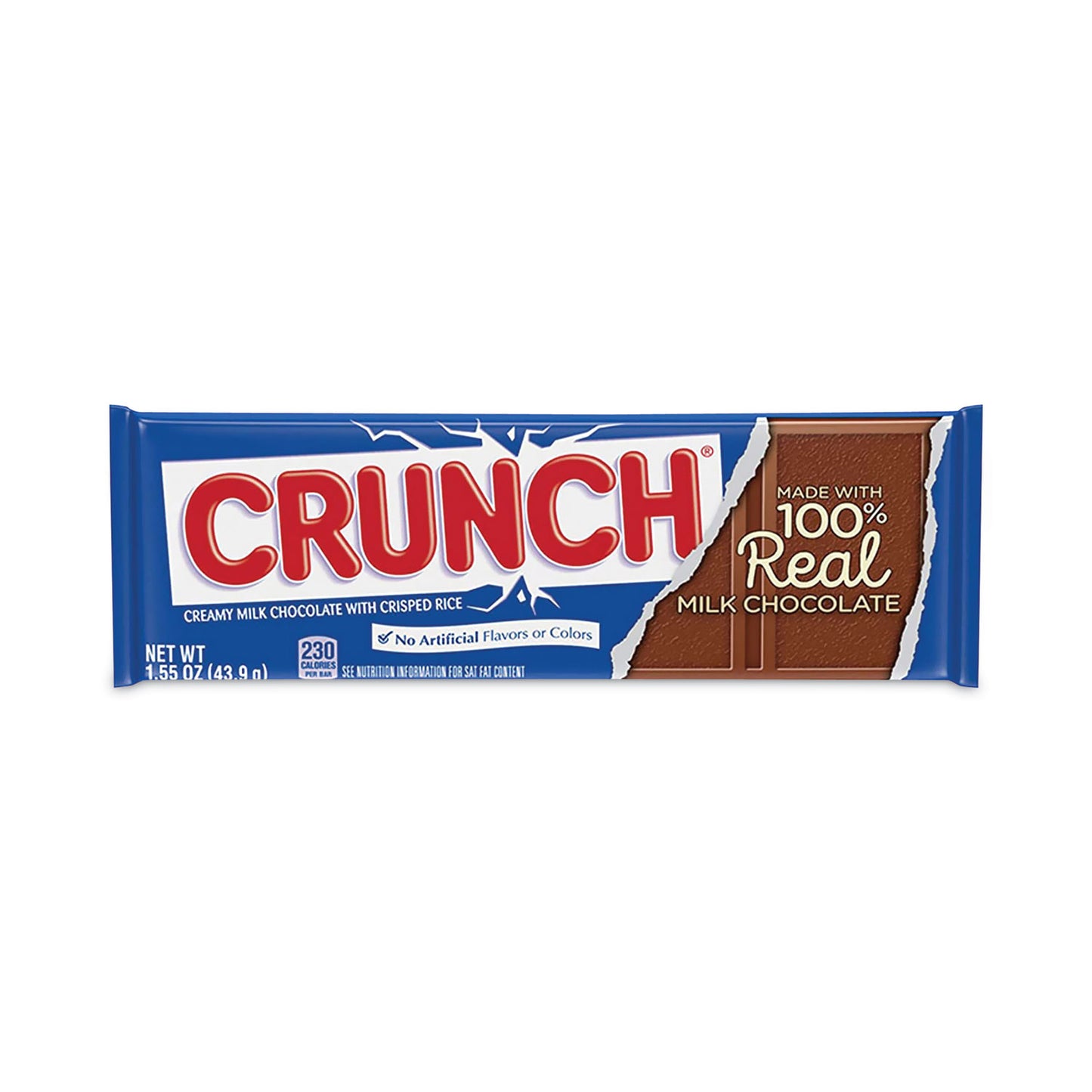 Nestle Crunch Bar, Individually Wrapped, 1.55 oz, 36/Carton (20900164)