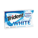 Trident Sugar-Free Gum, White Peppermint,16 Pieces/Pack, 9 Packs/Carton (20902451)