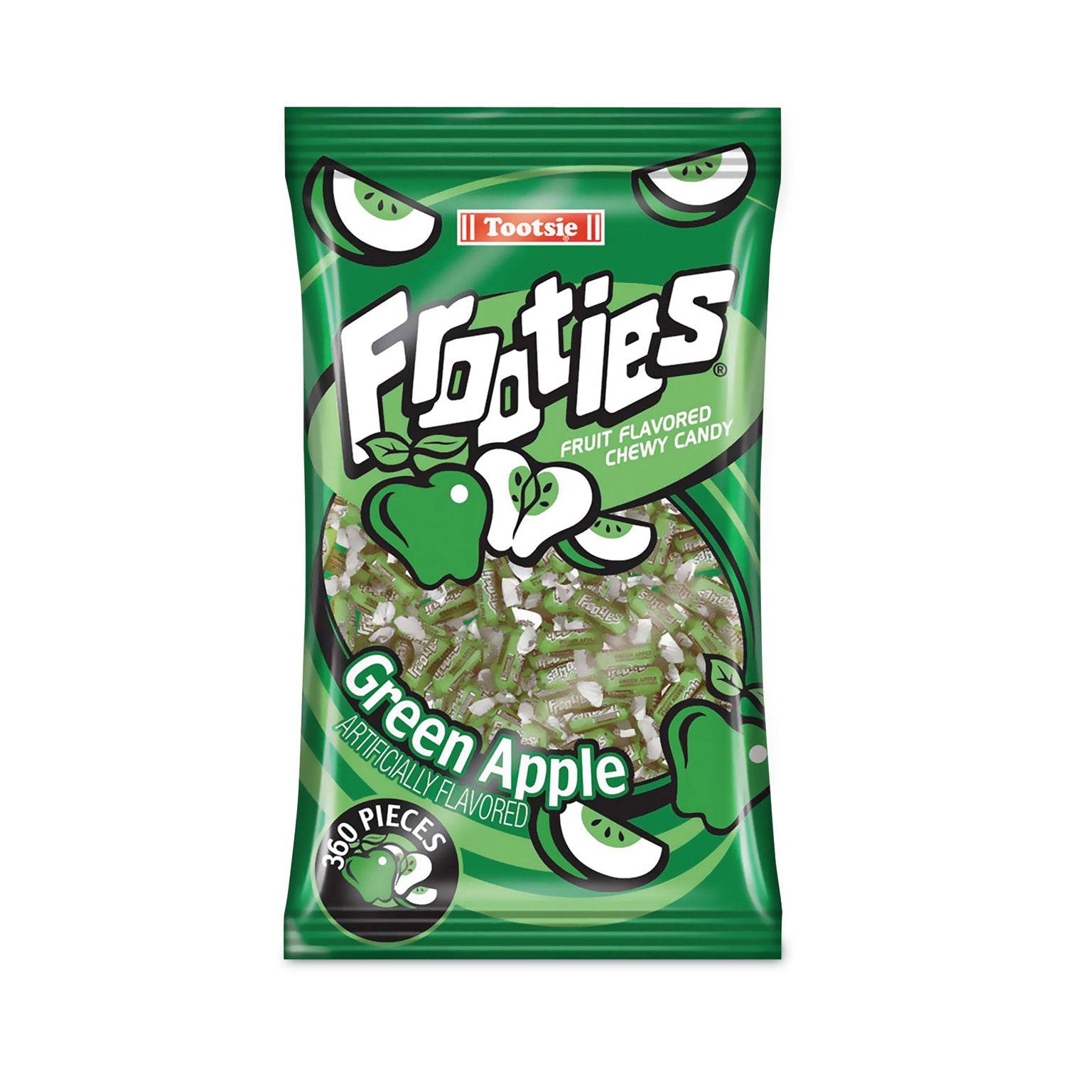 Tootsie Roll Frooties, Green Apple, 38.8 oz Bag, 360 Pieces/Bag (20900088)