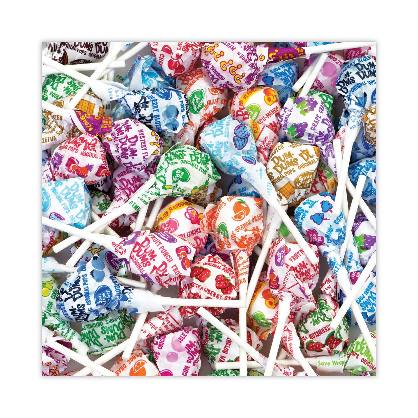 Spangler Dum-Dum-Pops, 15 Assorted Flavors, 500 Pieces/Bag (22000772)