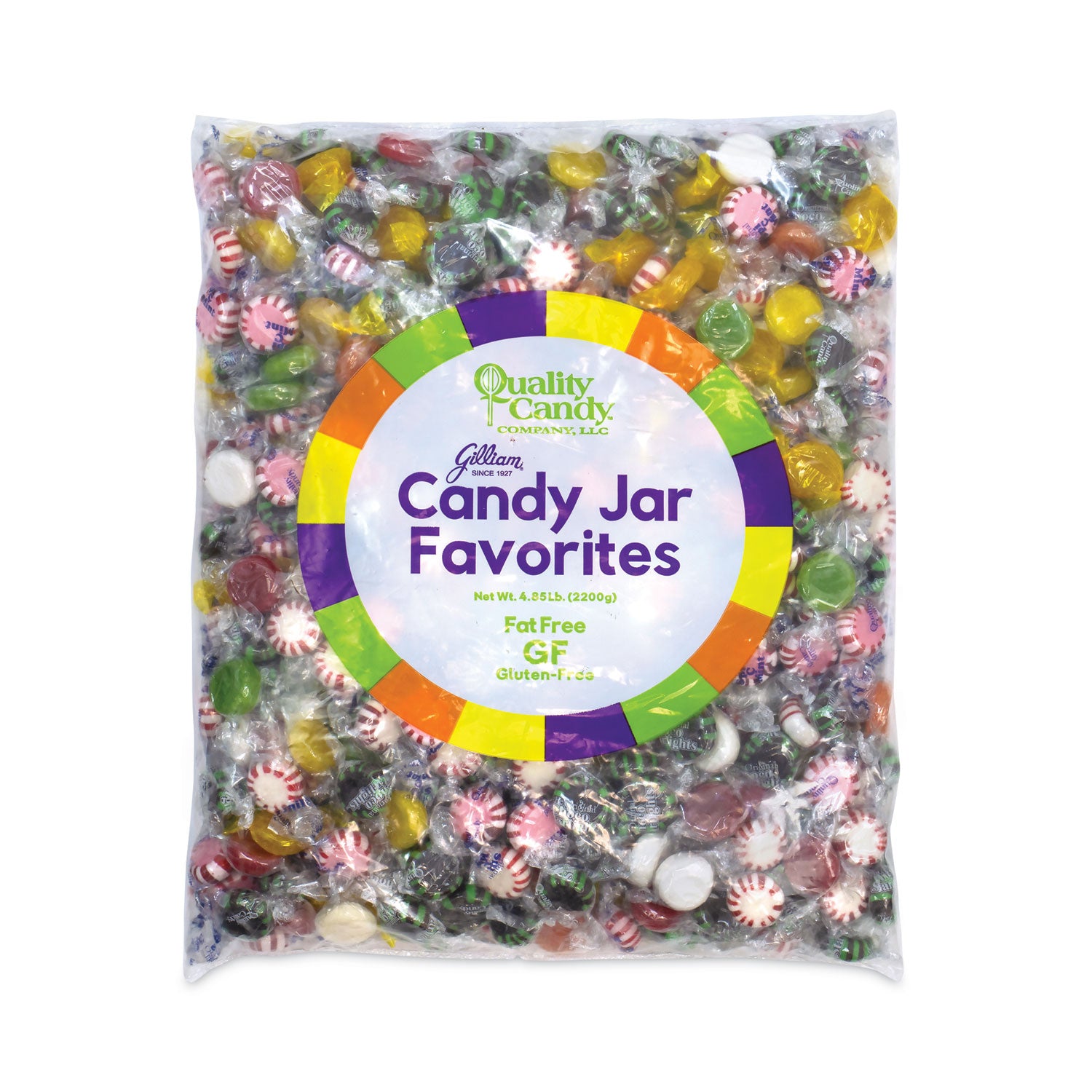 Gilliam Candy Jar Favorites, Assorted Flavors, 5 lb, 90 Pieces/Jar (21000052)