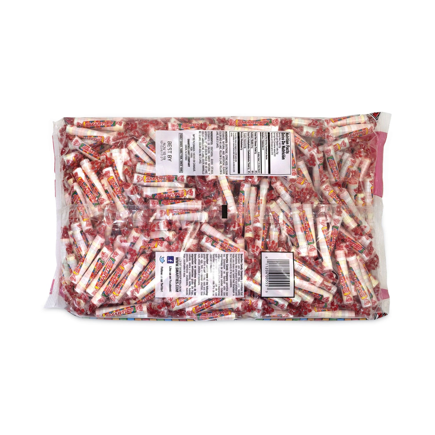 Nestle Smarties Candy Rolls, 5 lb Bag (20900009)