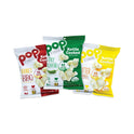 popTIME Kettle Cooked Popcorn Variety Pack, Assorted Flavors, 1 oz Bag, 24/Carton (20902646)