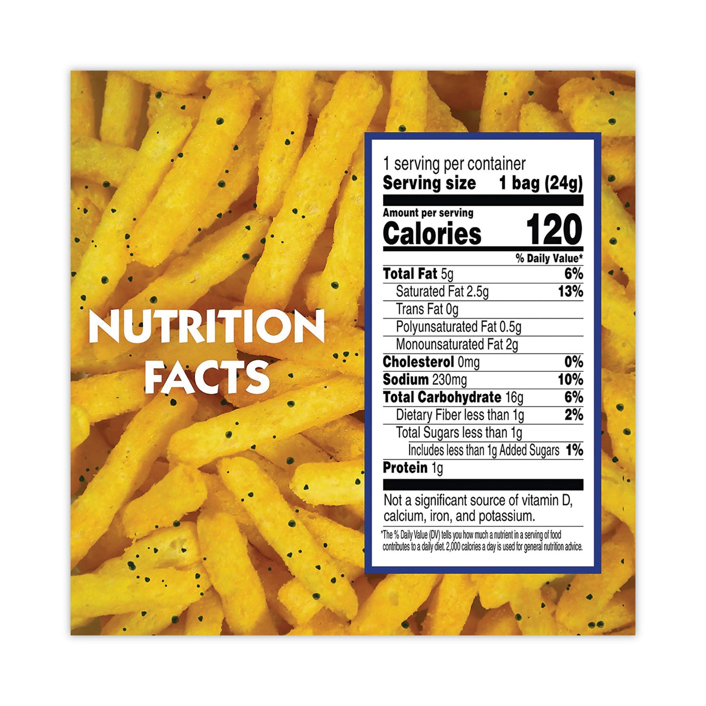 Andy Capps Cheddar Fries, 0.85 oz Bag, 72/Carton (20900464)