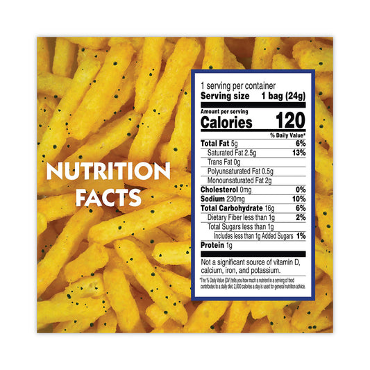 Andy Capps Cheddar Fries, 0.85 oz Bag, 72/Carton (20900464)