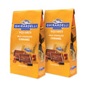 Ghirardelli Milk Chocolate and Caramel Chocolate Squares, 9.04 oz Bags, 2 Bags/Pack (30001034)