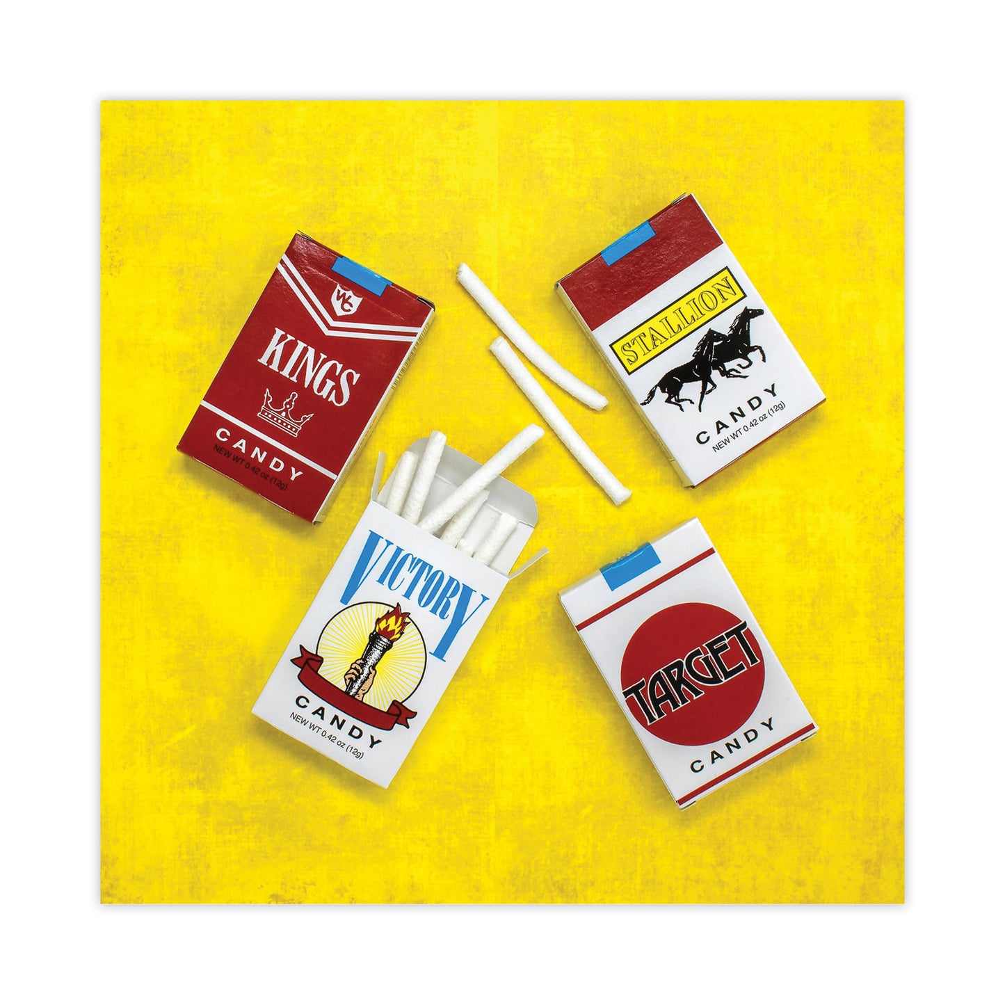 World Confections Candy Cigarettes, 1.3 oz, 24/Pack (20900100)