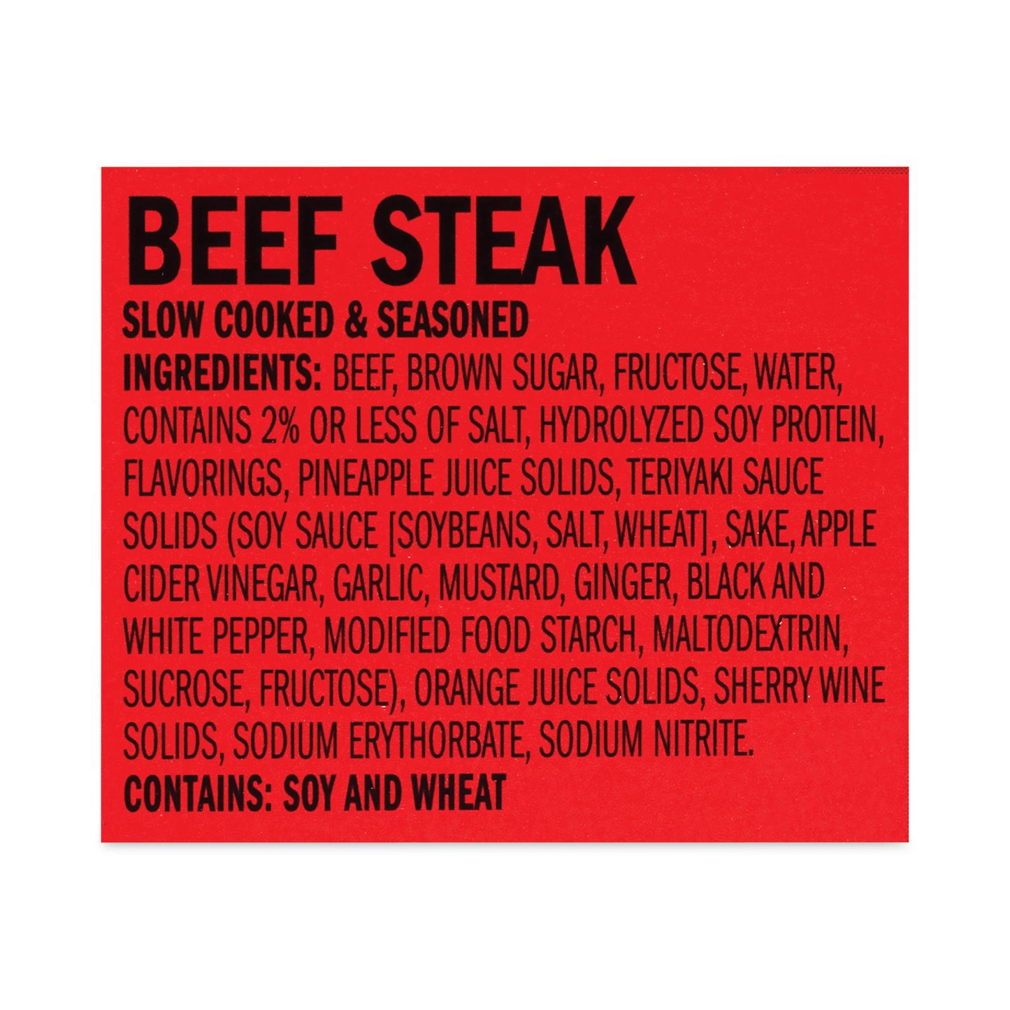 Jack Links Teriyaki Beef Steak, 1 oz, 12/Box (27800009)