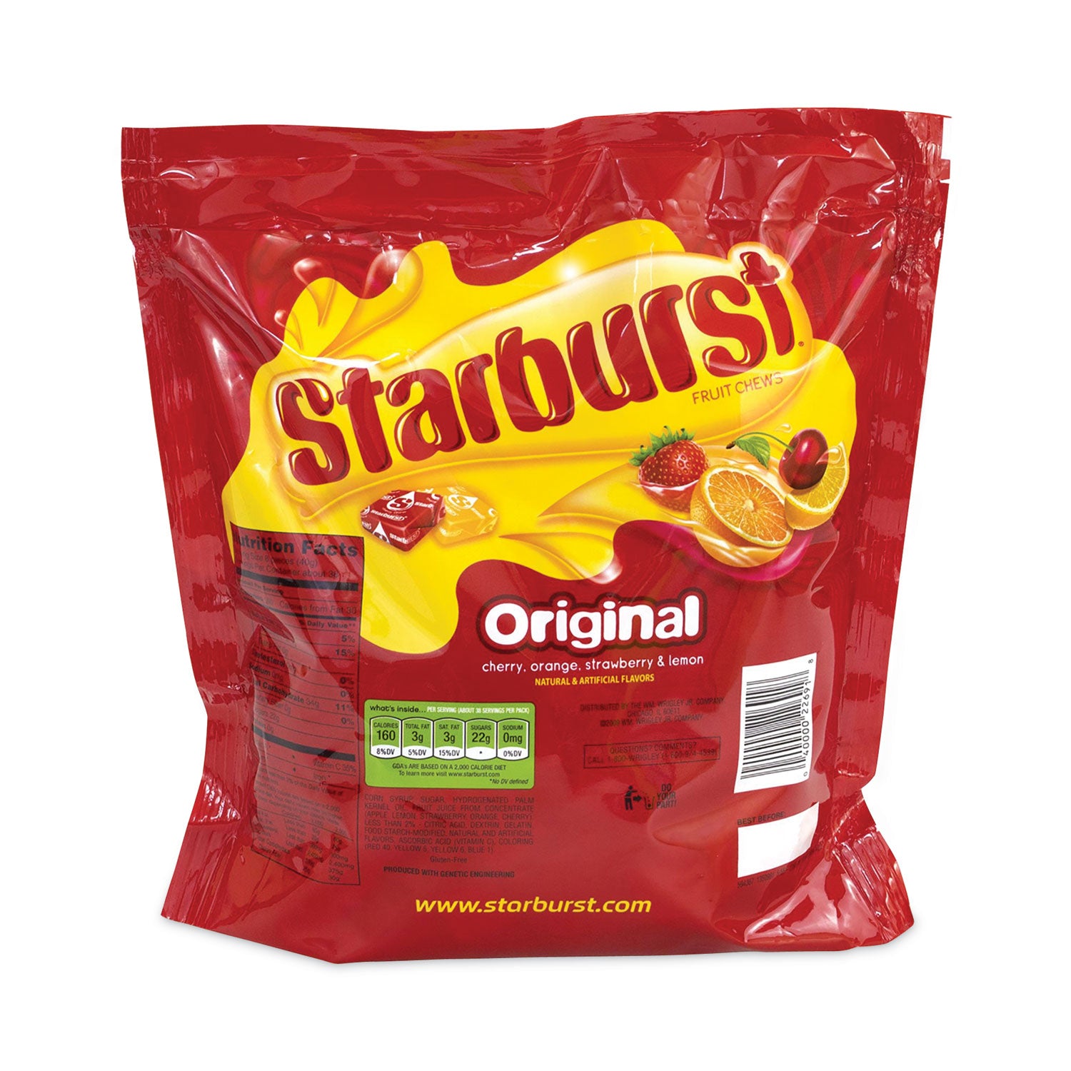 Starburst Original Fruit Chews, Assorted, 50 oz Bag (20900102)