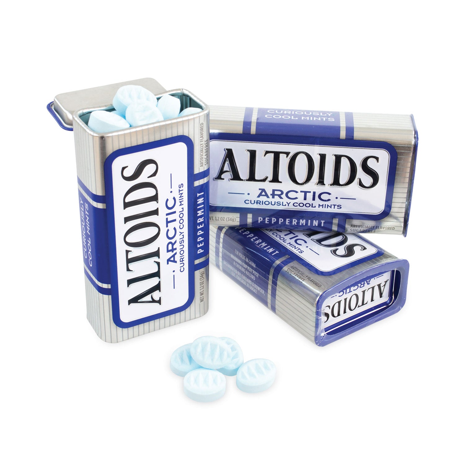 Altoids Arctic Peppermint Mints, 1.2 oz, 8 Tins/Pack (20900488)