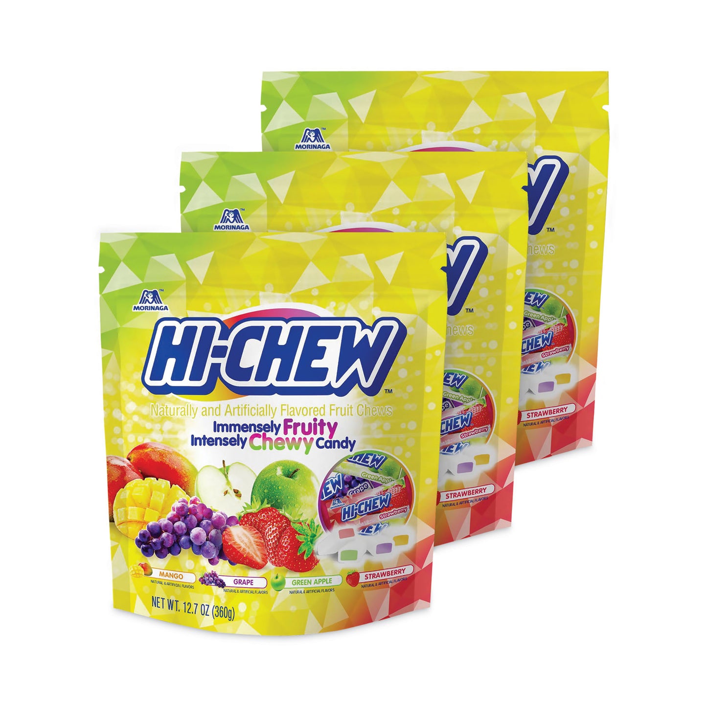 Hi-Chew Fruit Chews, Original, 12.7 oz, 3/Carton (20902502)