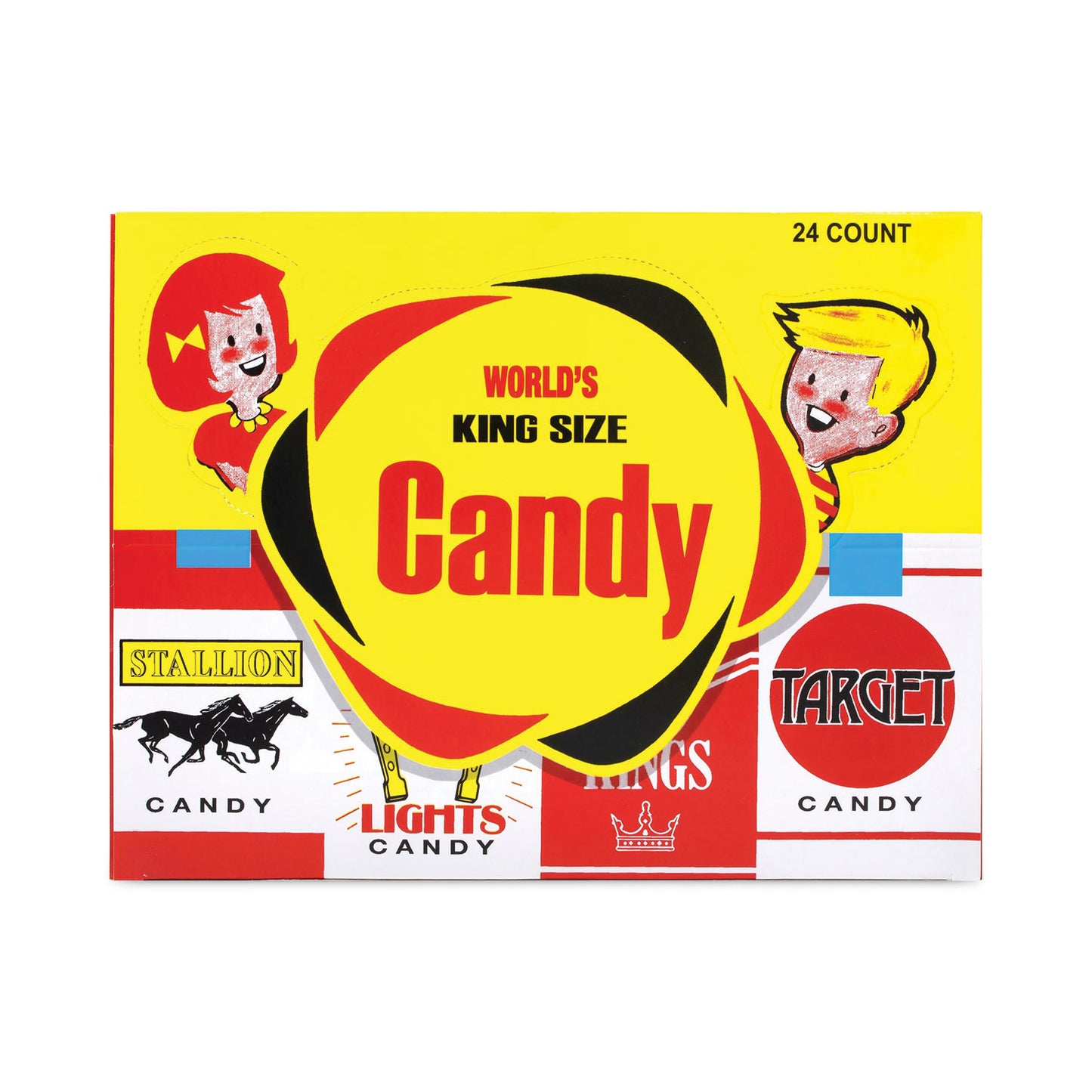 World Confections Candy Cigarettes, 1.3 oz, 24/Pack (20900100)