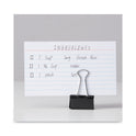 Universal Binder Clips, Mini, Black/Silver, 12/Box (10199)