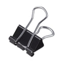 Universal Binder Clips with Storage Tub, Small, Black/Silver, 40/Pack (11140)