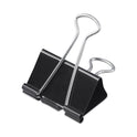 Universal Binder Clip Zip-Seal Bag Value Pack, Large, Black/Silver, 36/Pack (10220VP)