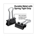 Universal Binder Clips Value Pack, Small, Black/Silver, 36/Box (10200VP3)