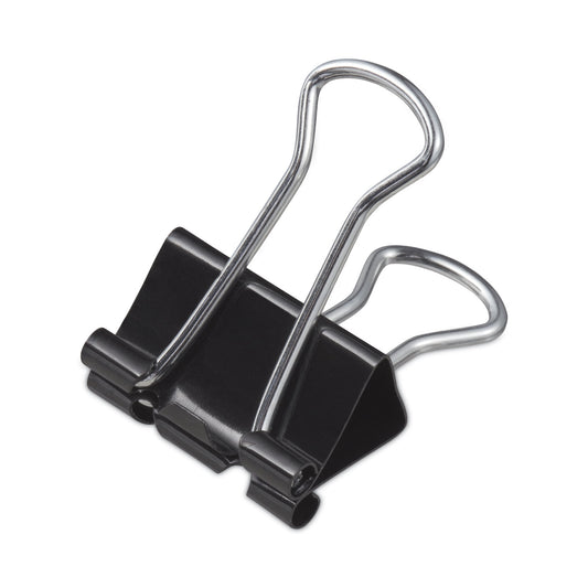 Universal Binder Clip Zip-Seal Bag Value Pack, Small, Black/Silver, 144/Pack (10200VP)