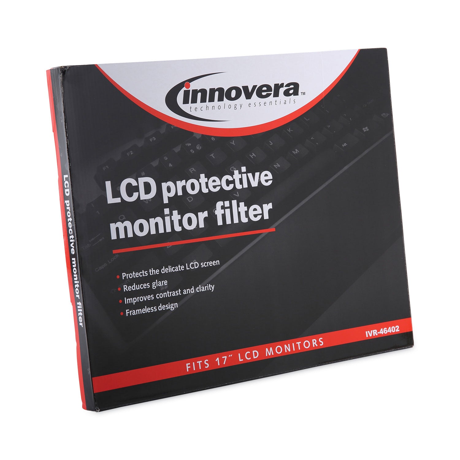 Innovera Protective Antiglare LCD Monitor Filter for 17" to 18" Flat Panel Monitor (46402)