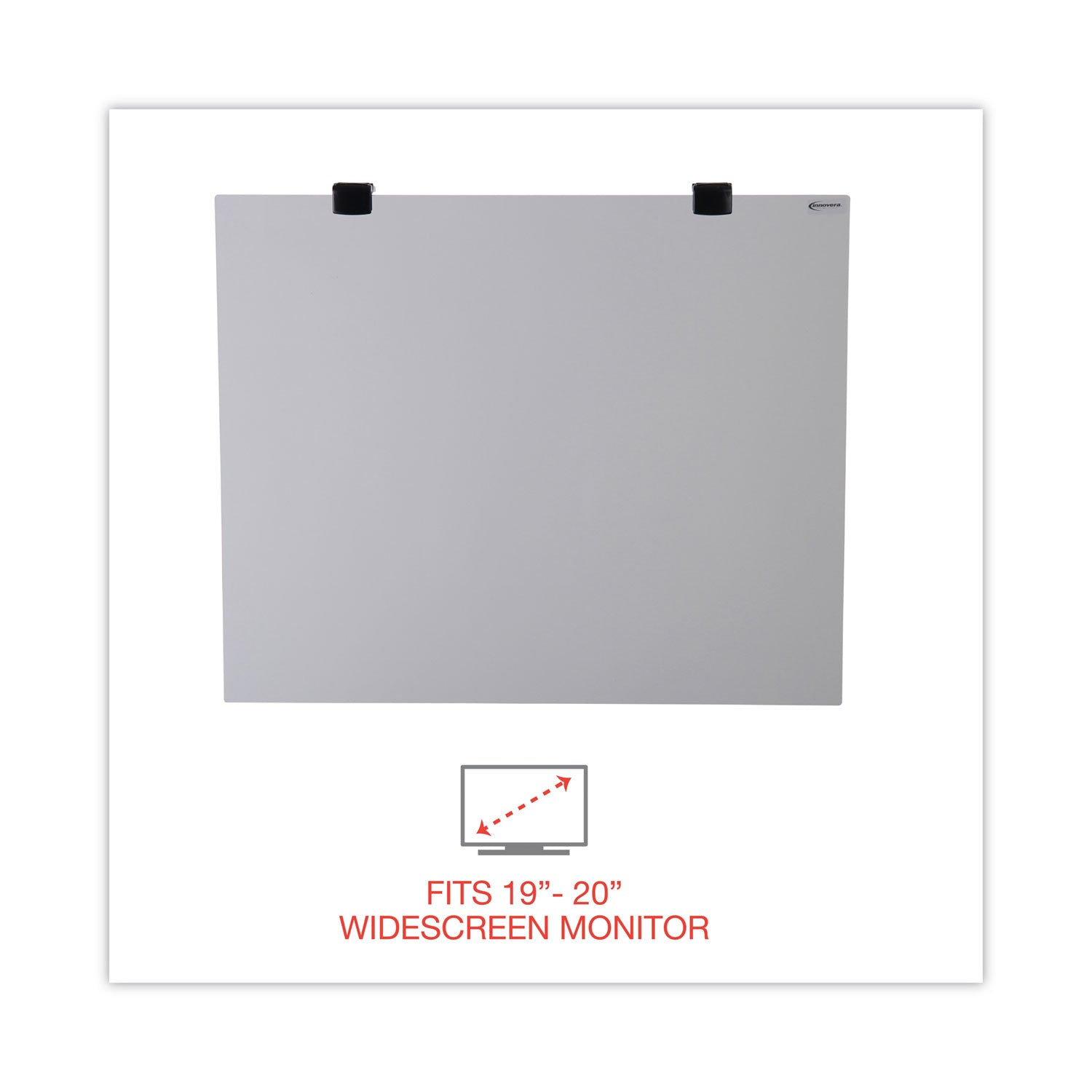 Innovera Protective Antiglare LCD Monitor Filter for 19" to 20" Widescreen Flat Panel Monitor, 16:10 Aspect Ratio (46404)