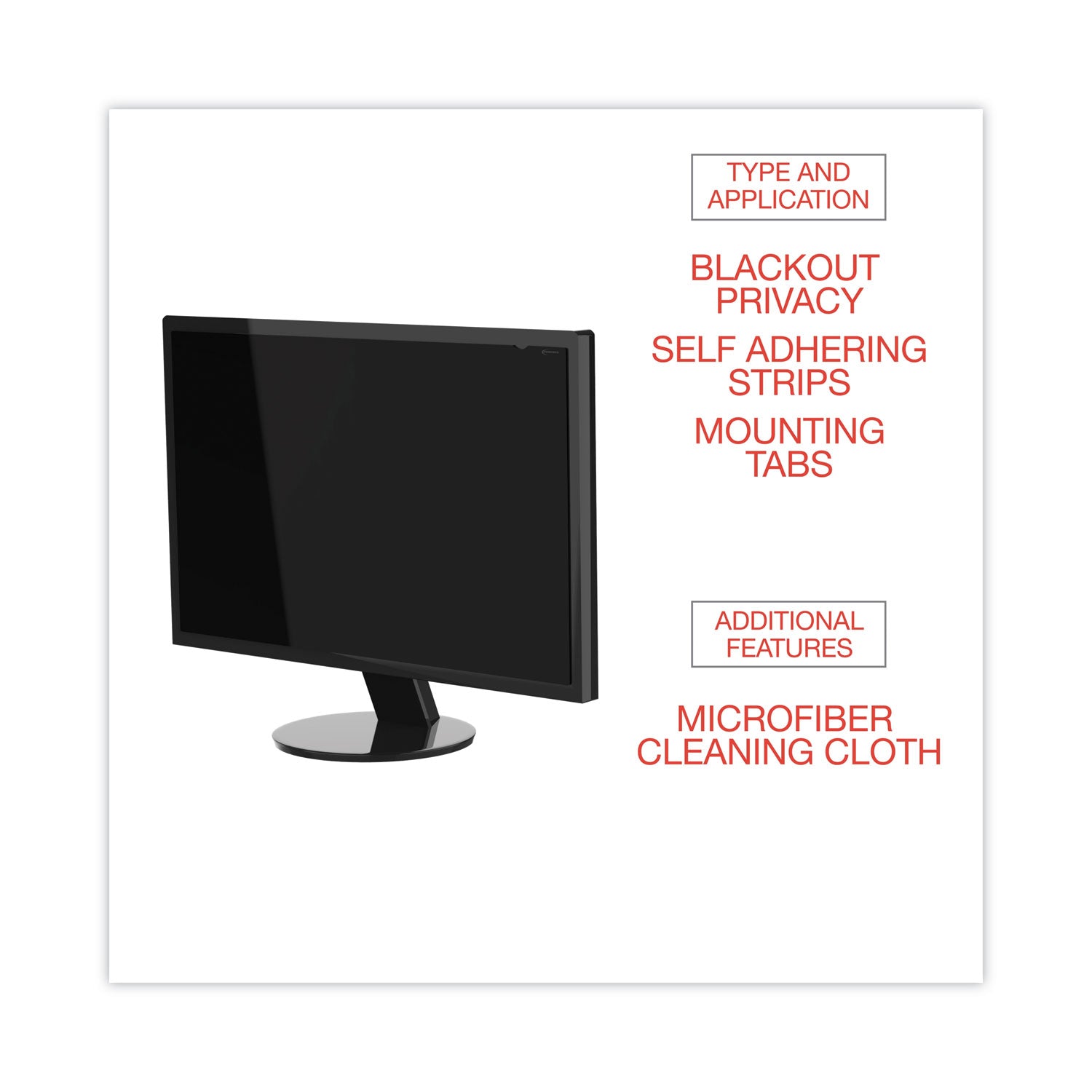 Innovera Blackout Privacy Filter for 30" Widescreen Flat Panel Monitor, 16:10 Aspect Ratio (BLF30W)