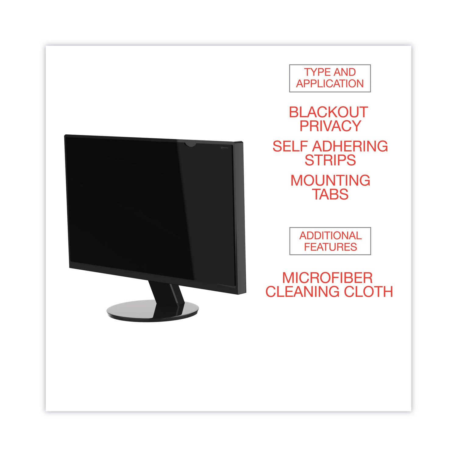 Innovera Blackout Privacy Filter for 14" Widescreen Laptop, 16:9 Aspect Ratio (BLF140W)