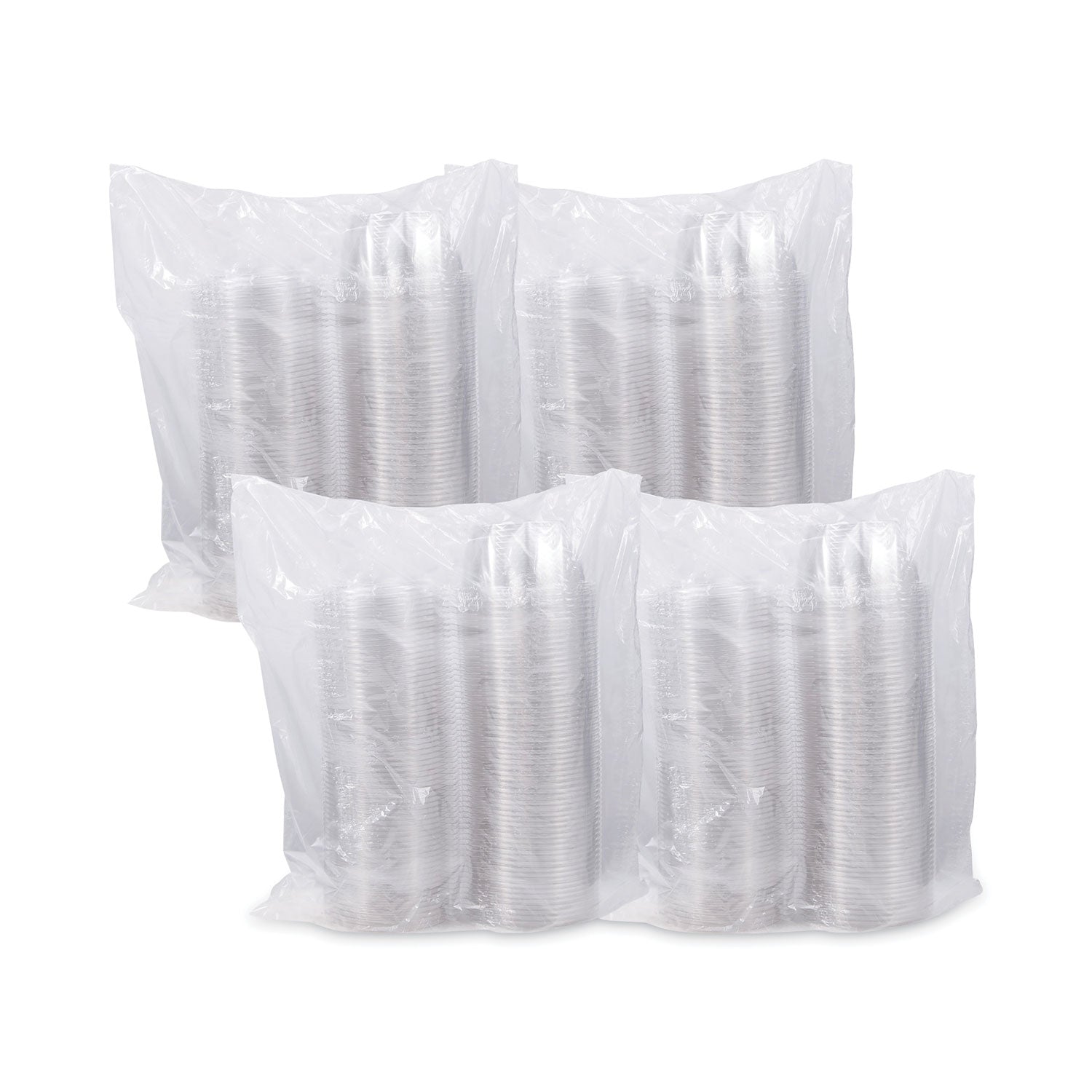 Dart Tamper-Resistant, Tamper-Evident Bowls with Dome Lid, 16 oz, 5.5" Diameter x 3.1"h, Clear, Plastic, 240/Carton (CTR16BD)