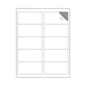 MACO Cover-All Opaque Laser/Inkjet Shipping Labels, Inkjet/Laser Printers, 2 x 4, White, 10 Labels/Sheet, 250 Sheets/Box (ML1000B)