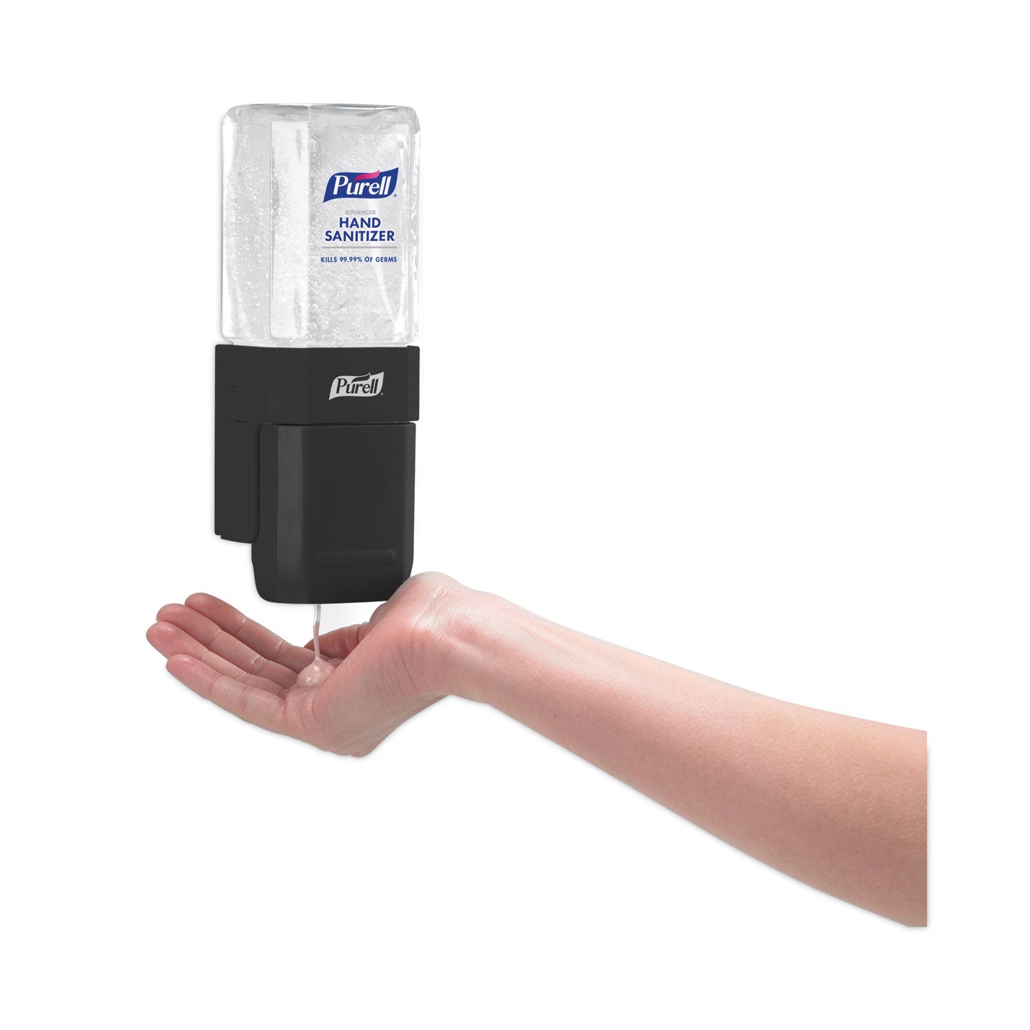 PURELL ES1 Hand Sanitizer Dispenser Starter Kit, 450 mL, 3.12 x 5.88 x 5.81, Graphite, 6/Carton (4424D6CT)